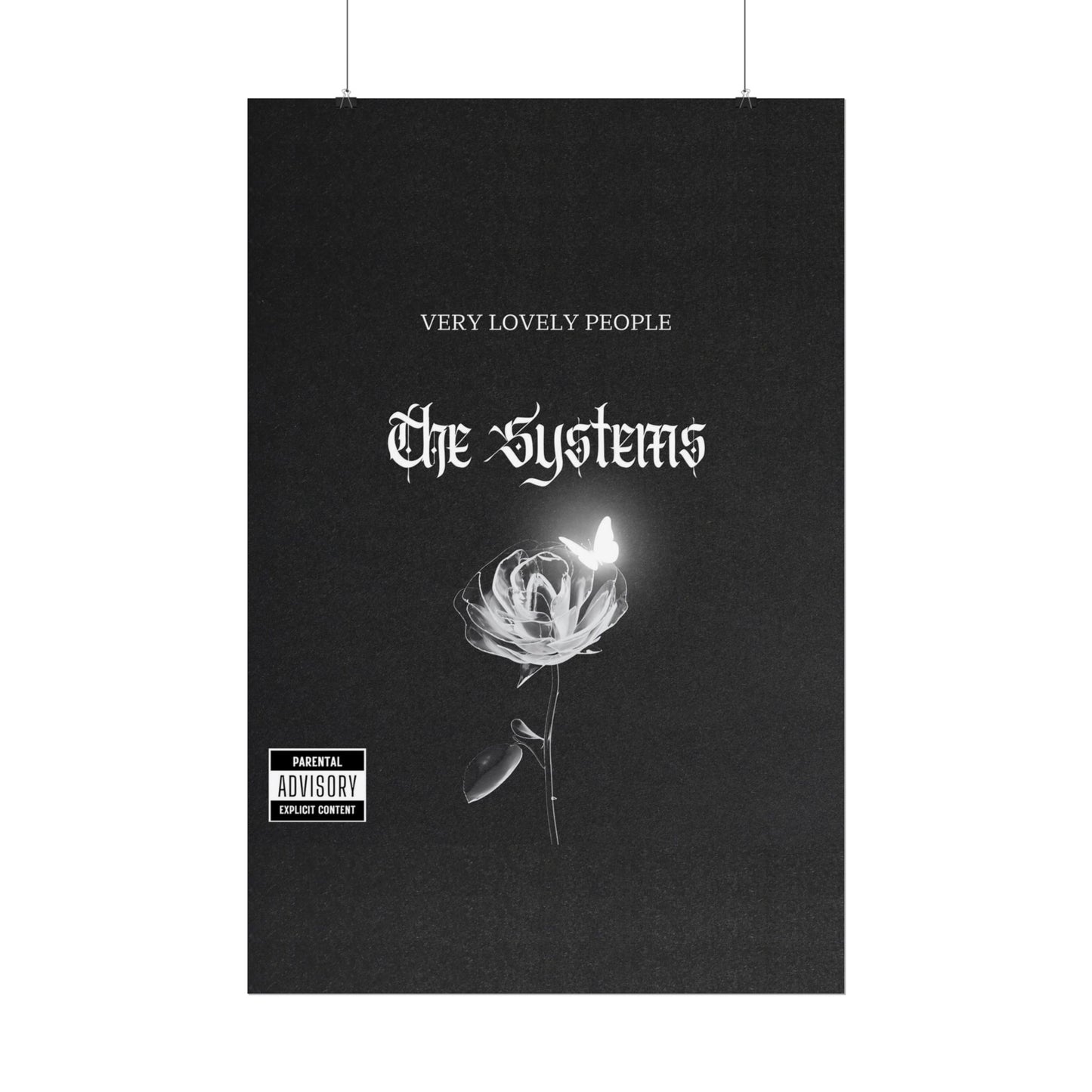 The Systems Album Cover Rolled Poster - Very Lovely People Wall Art