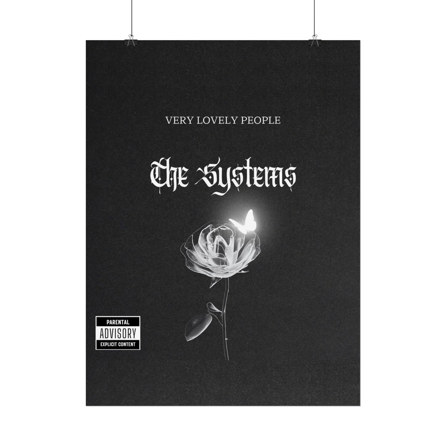 The Systems Album Cover Rolled Poster - Very Lovely People Wall Art