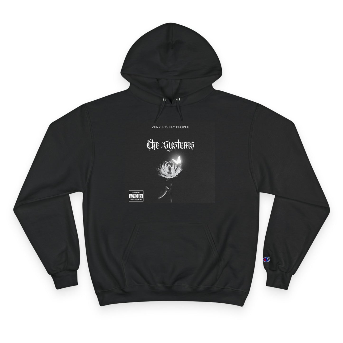 Very Lovely People Champion Hoodie - Stylish Graphic Sweatshirt for Casual Wear