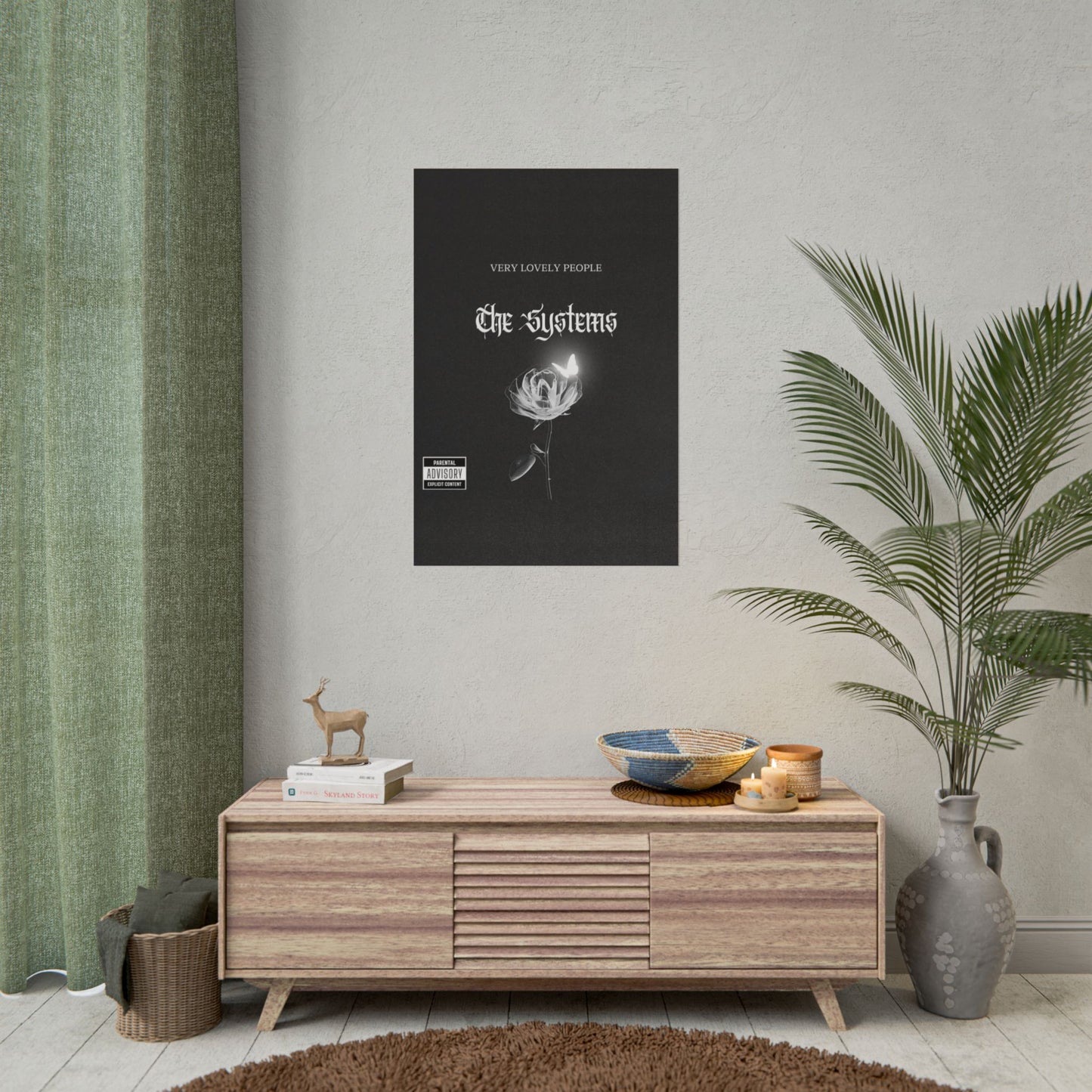 The Systems Album Cover Rolled Poster - Very Lovely People Wall Art