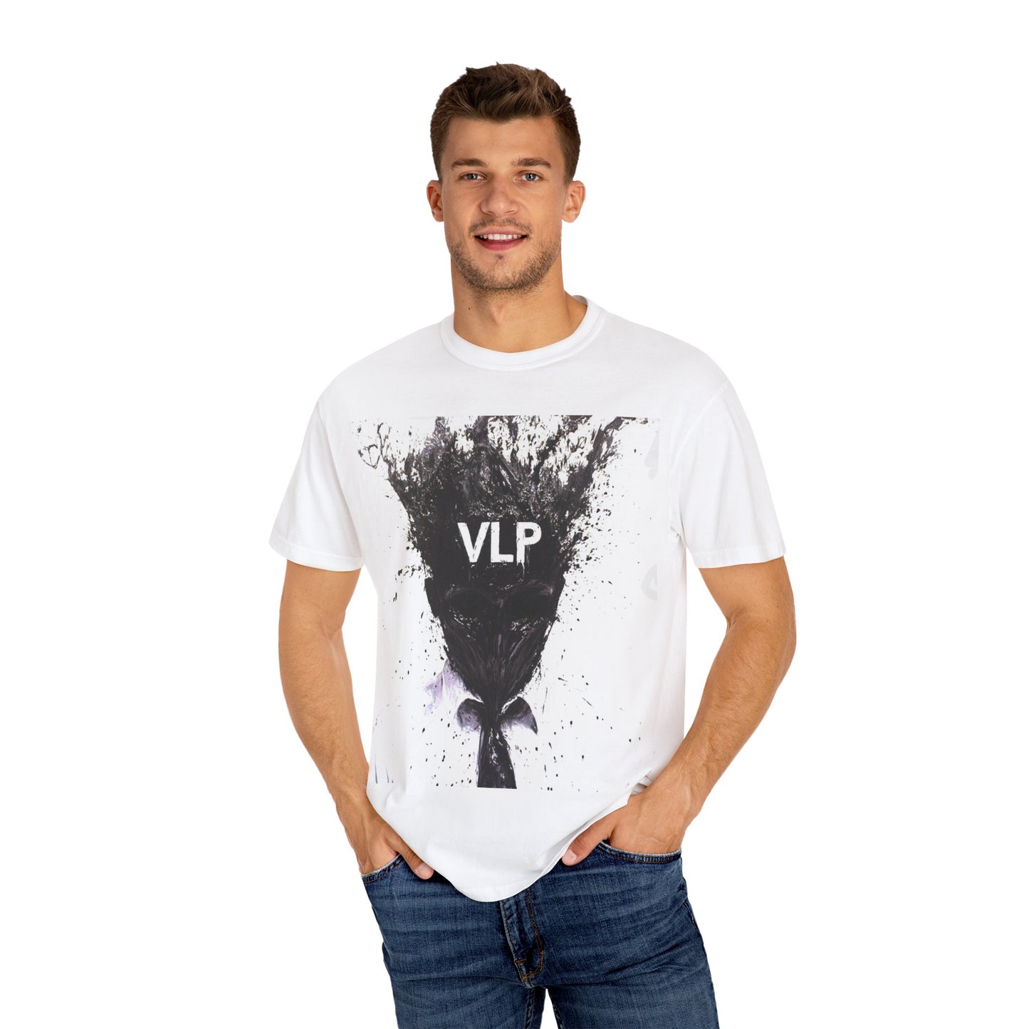 Artistic Unisex T-shirt with VLP Design - Unique Casual Wear