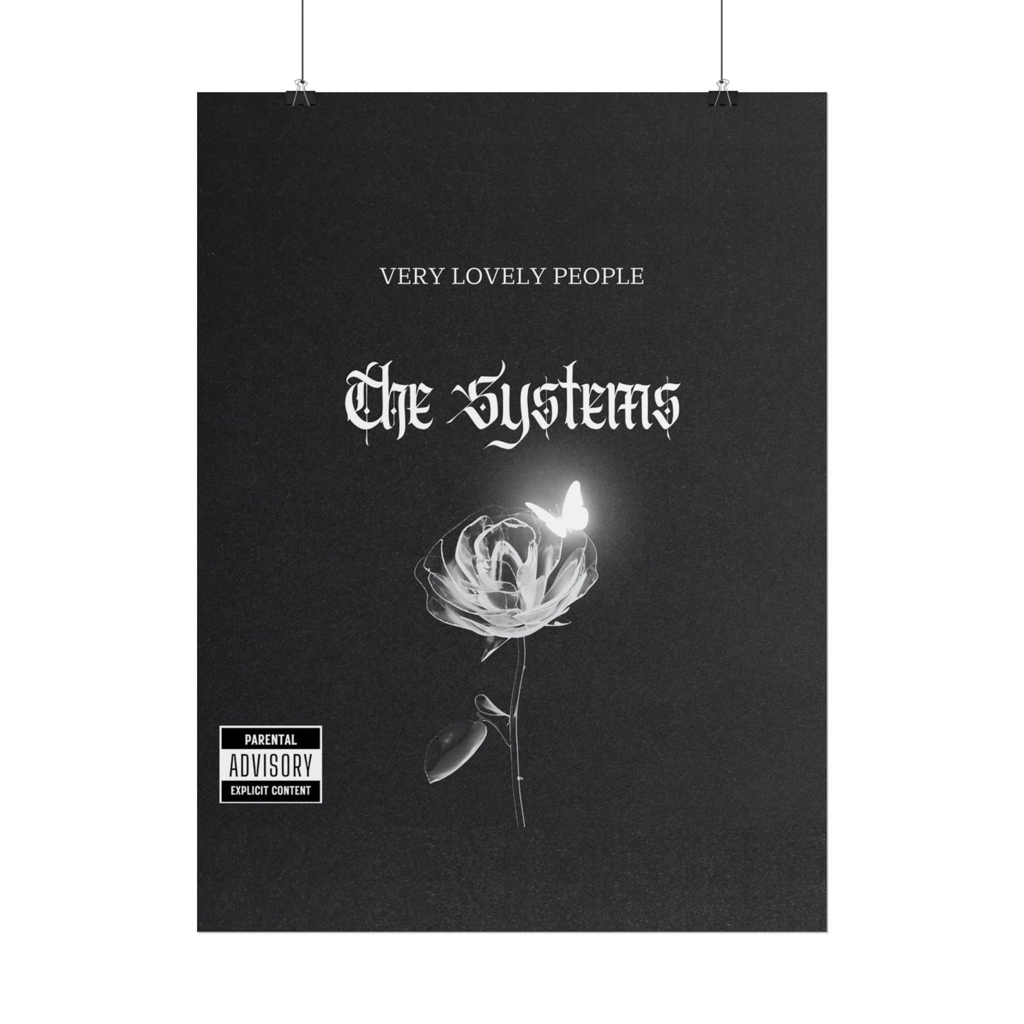 The Systems Album Cover Rolled Poster - Very Lovely People Wall Art