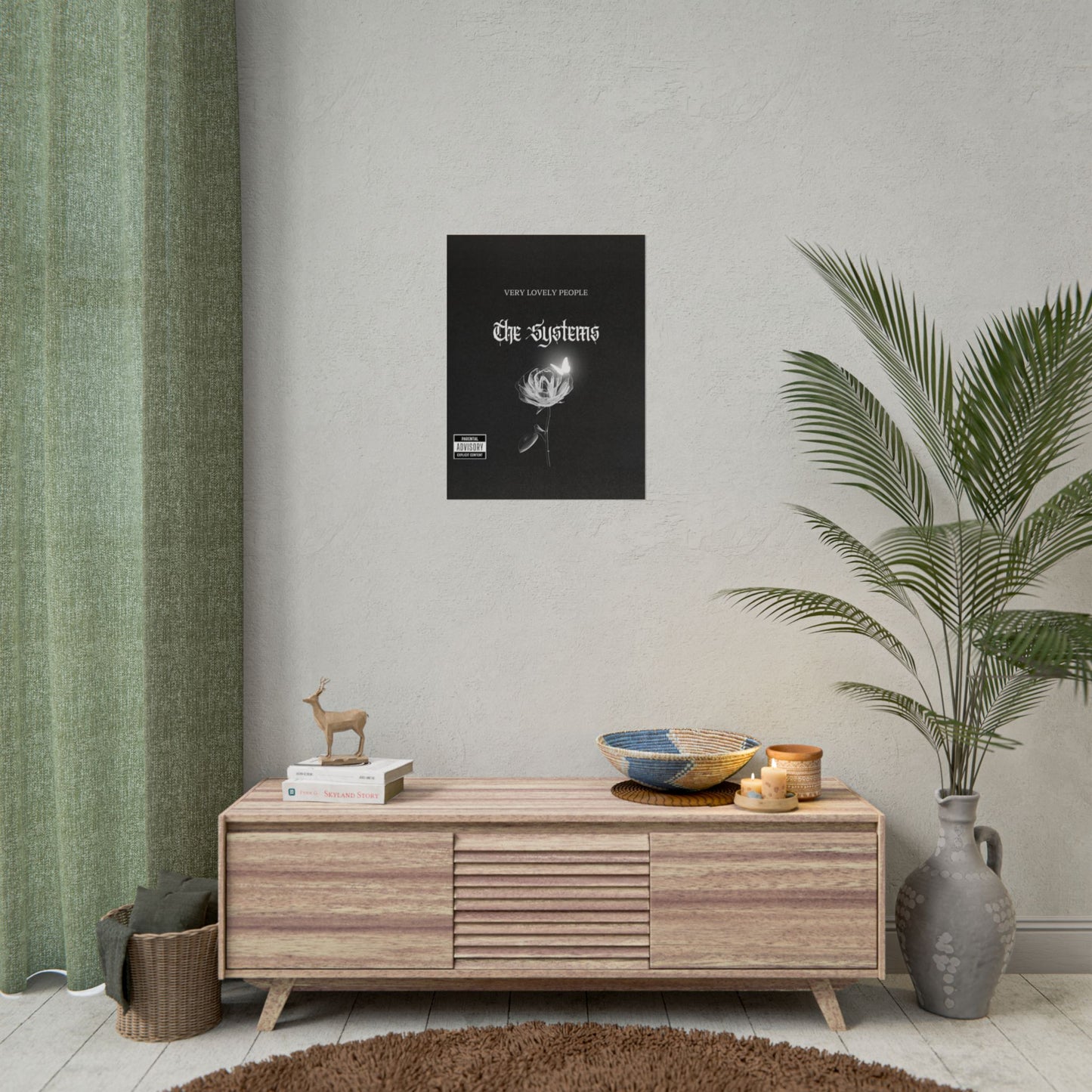 The Systems Album Cover Rolled Poster - Very Lovely People Wall Art