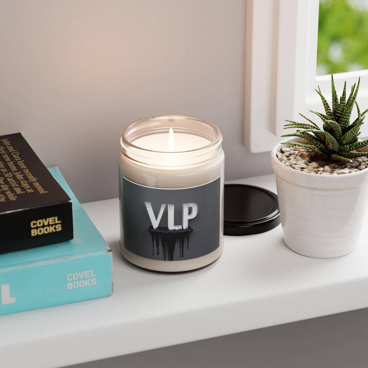 VLP Scented Soy Candle, 9oz | Cozy Aromatherapy, Gift for Home, Relaxation, Self-Care, Housewarming, Modern Design