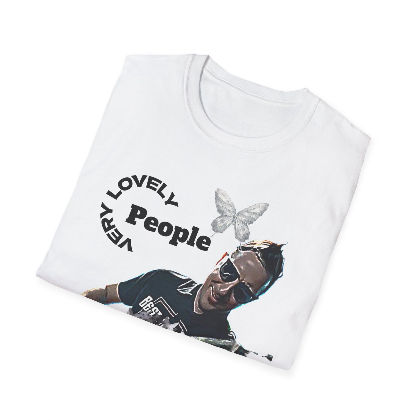 Very Lovely People Guitarist Graphic T-Shirt