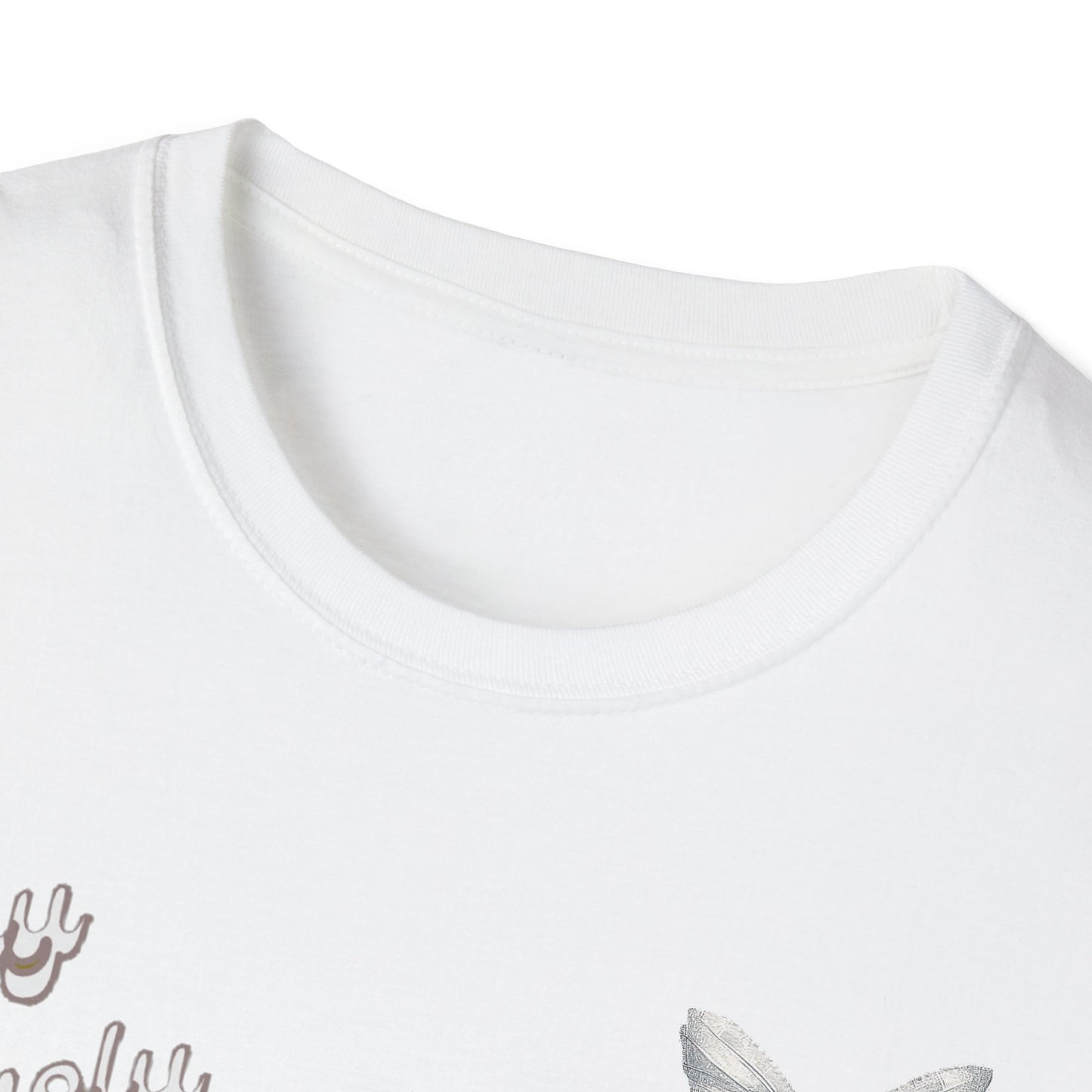 Graphic T-Shirt — 'You Lovely People' Portrait with Butterfly