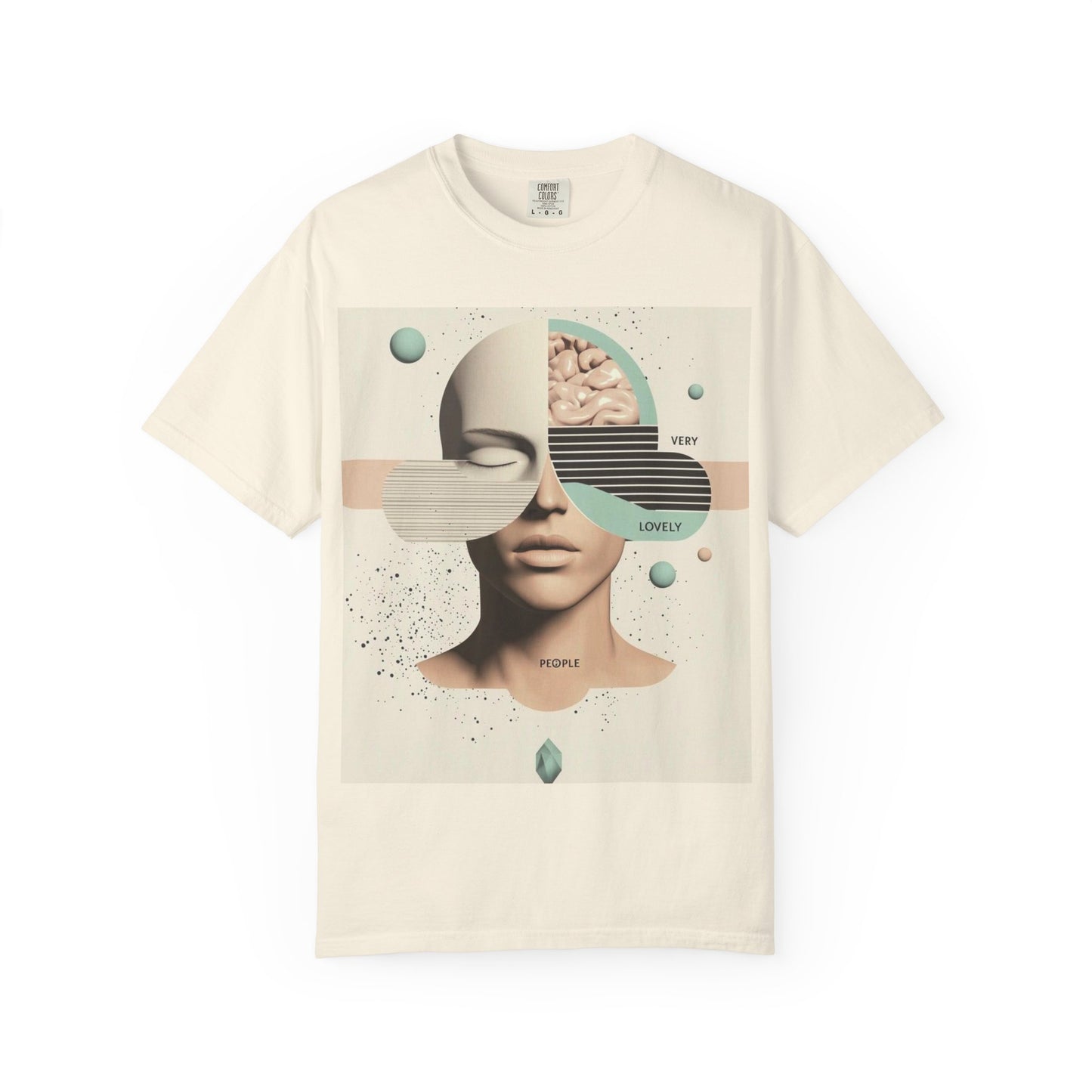 Colorful Psychedelic Sun Face Unisex T-Shirt