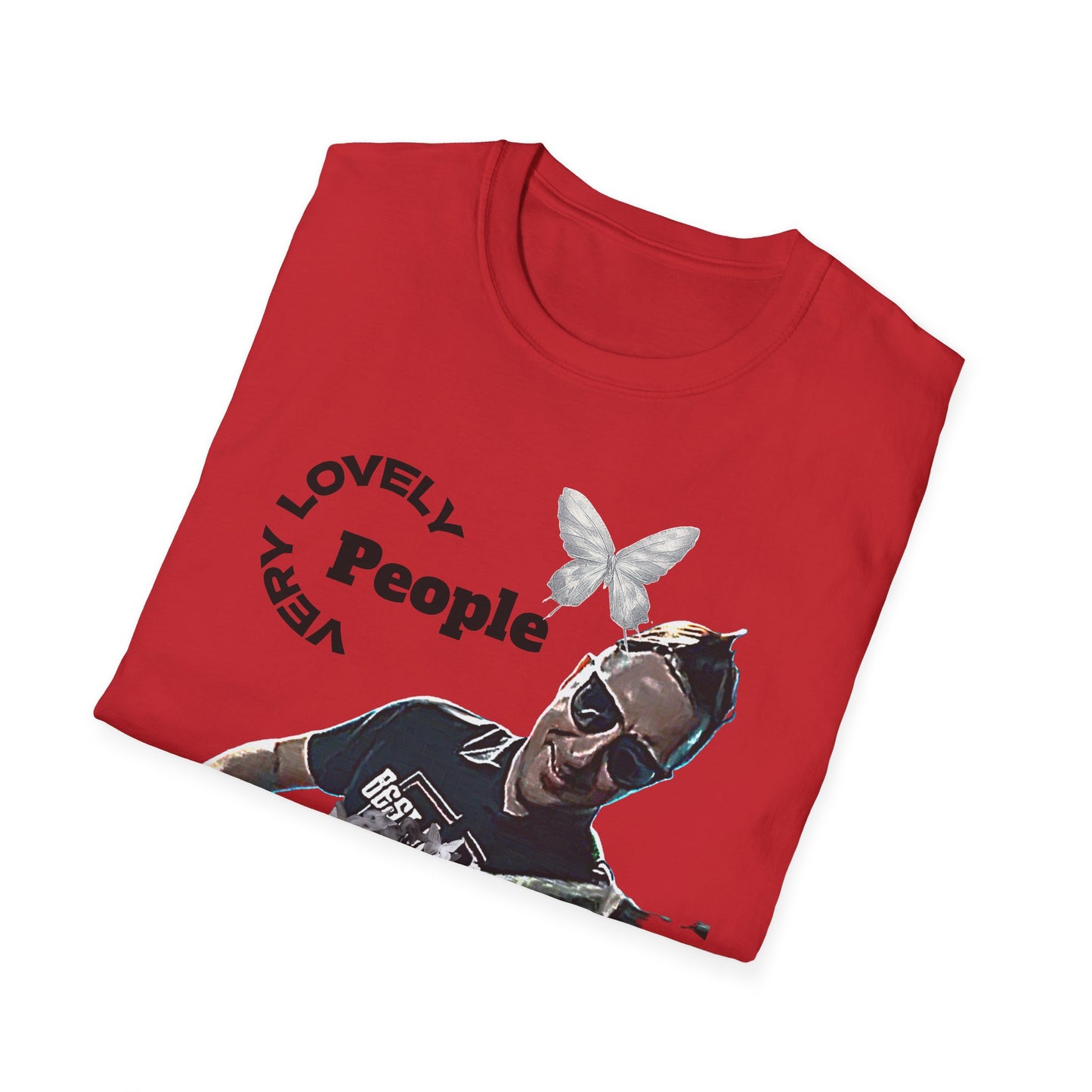 Very Lovely People Guitarist Graphic T-Shirt