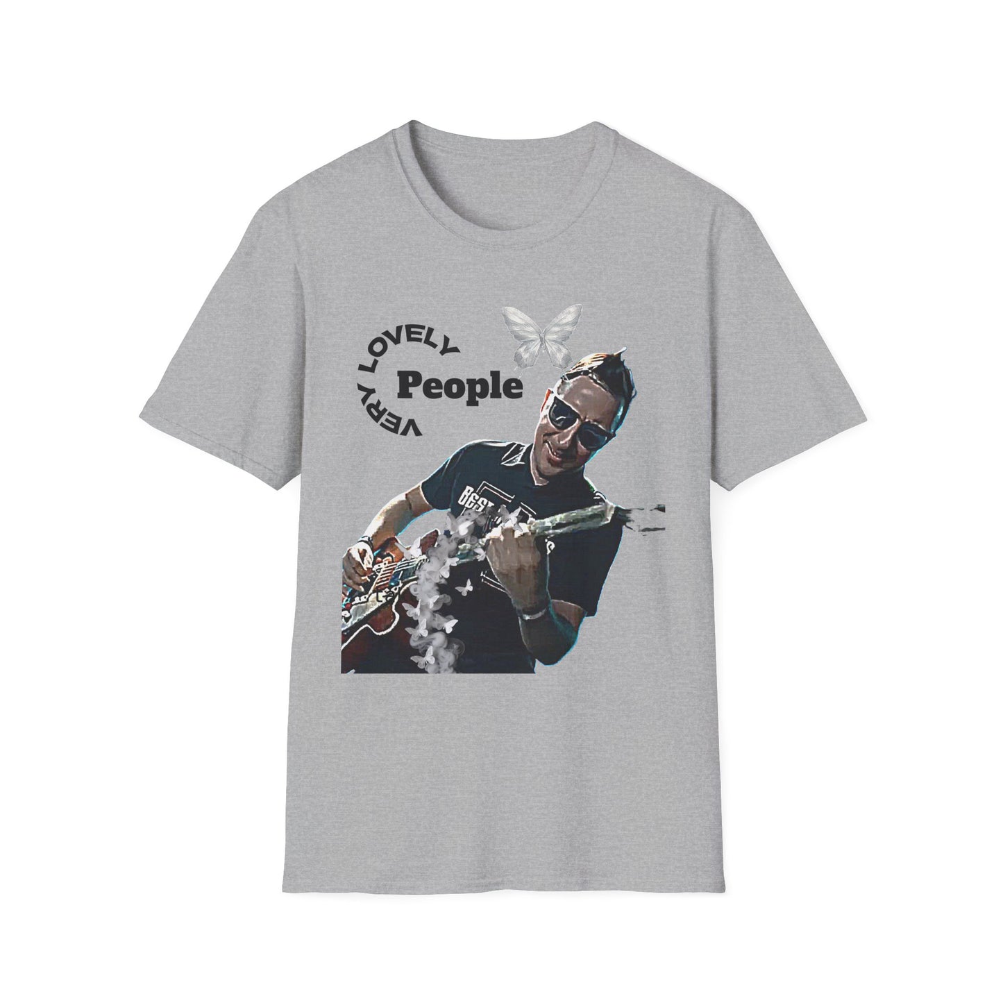 Very Lovely People Guitarist Graphic T-Shirt