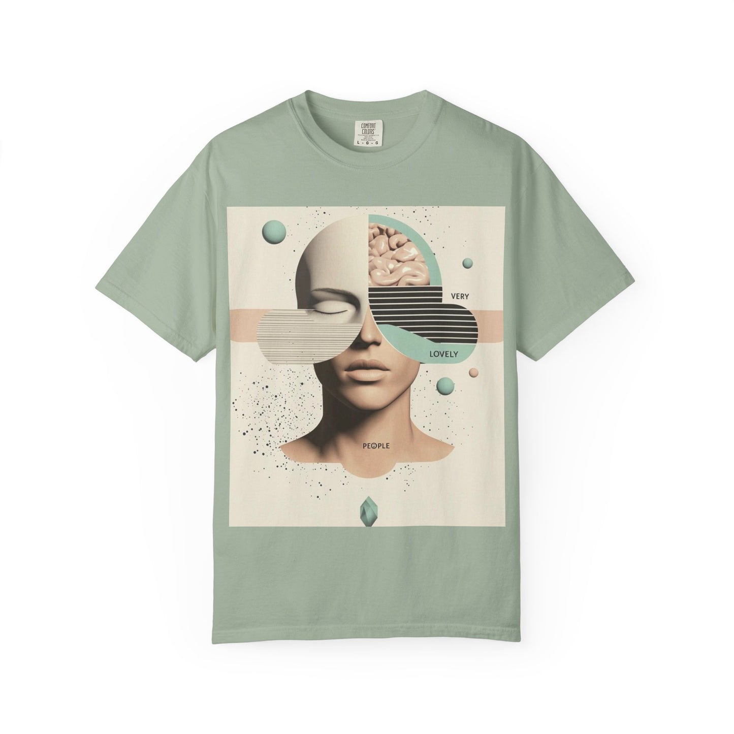 Colorful Psychedelic Sun Face Unisex T-Shirt