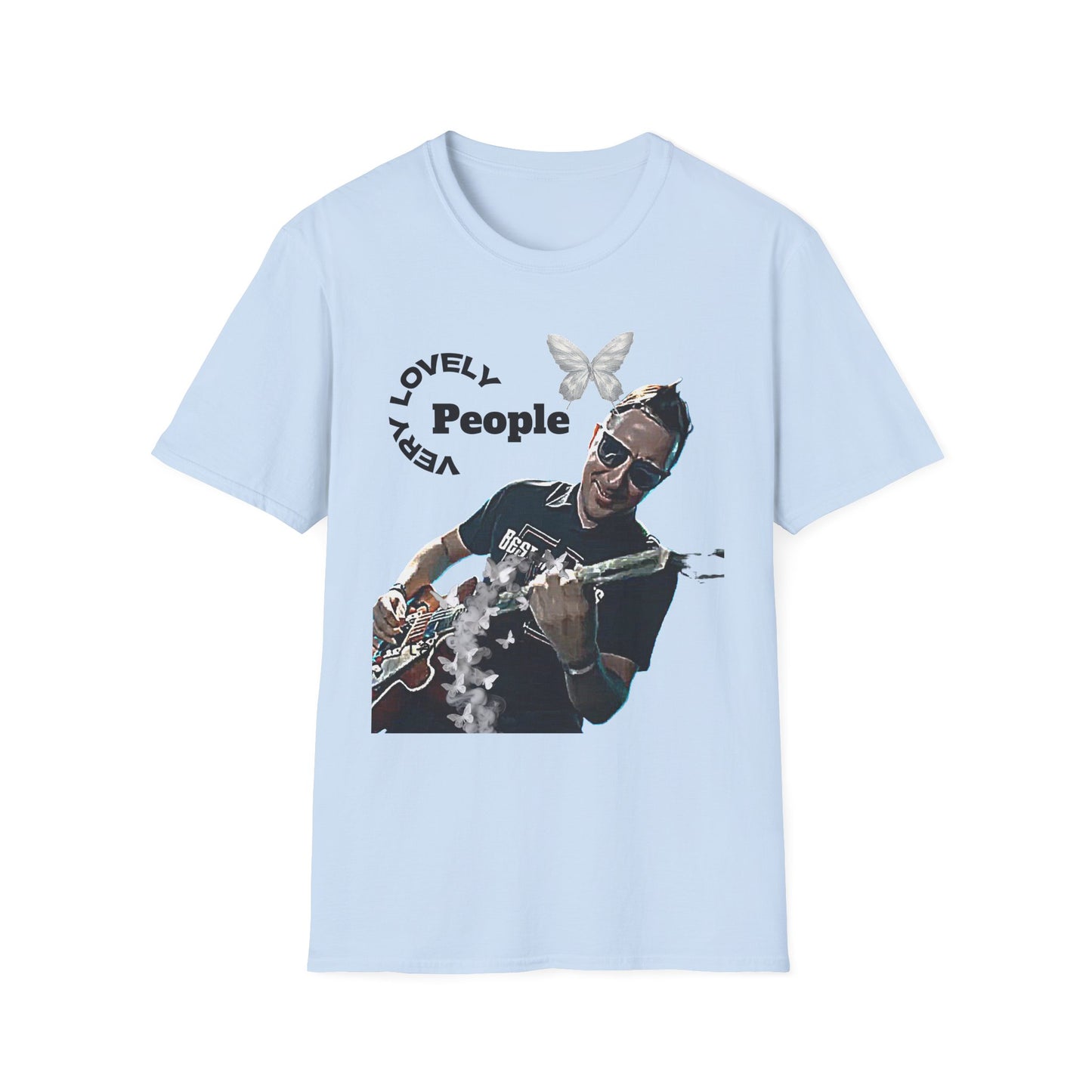 Very Lovely People Guitarist Graphic T-Shirt