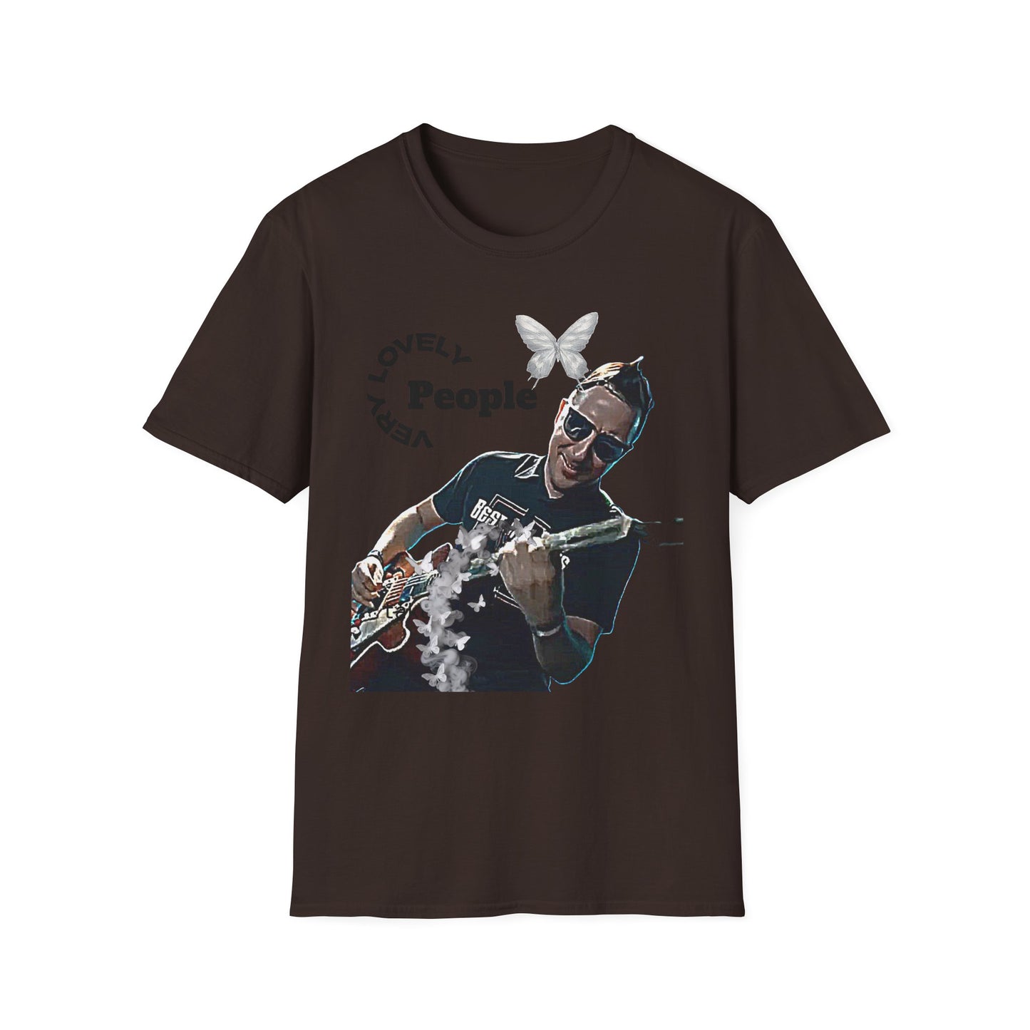 Very Lovely People Guitarist Graphic T-Shirt