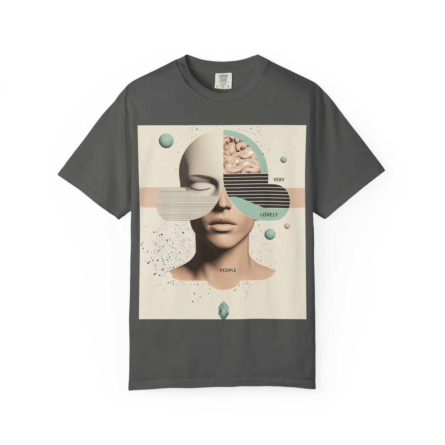 Colorful Psychedelic Sun Face Unisex T-Shirt