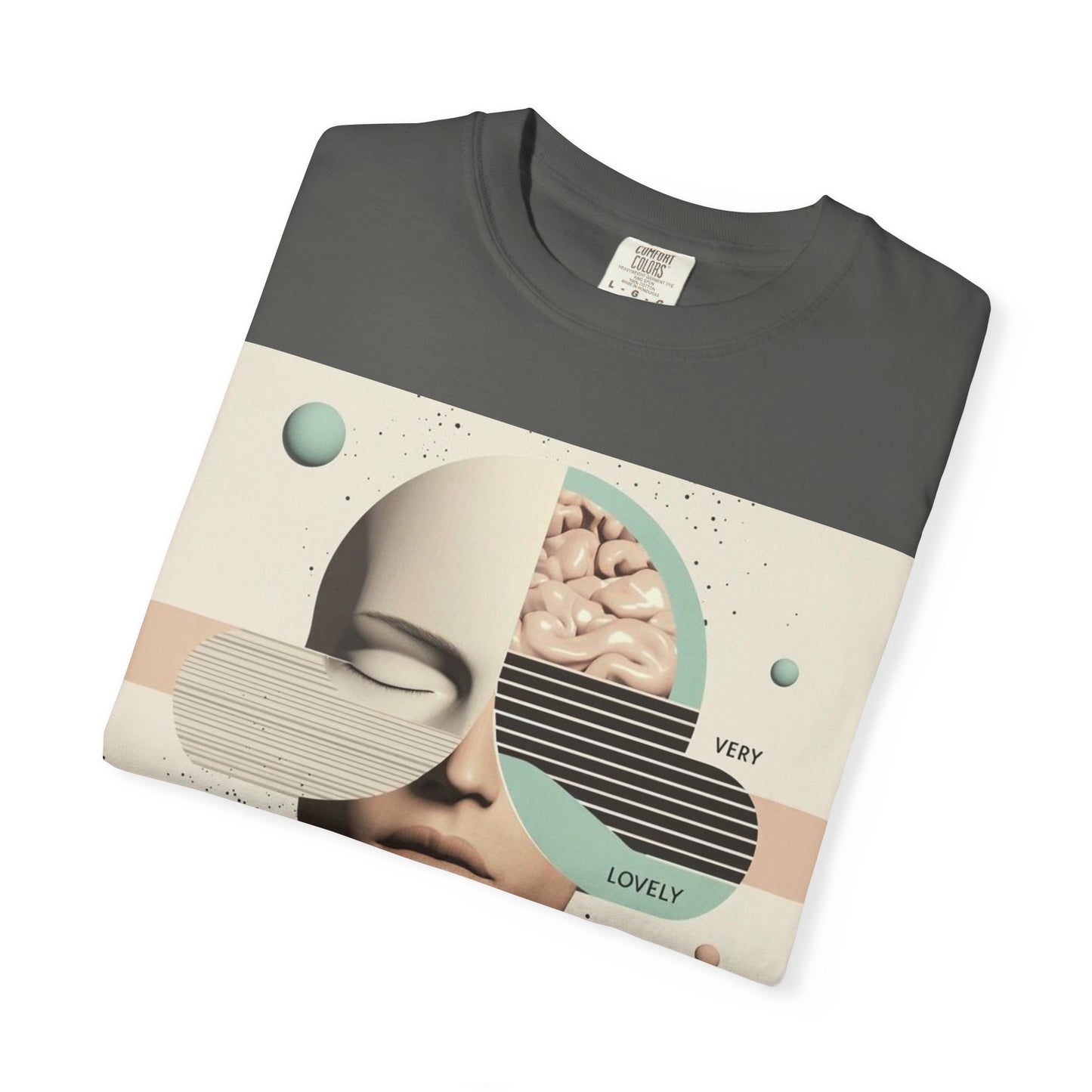 Colorful Psychedelic Sun Face Unisex T-Shirt