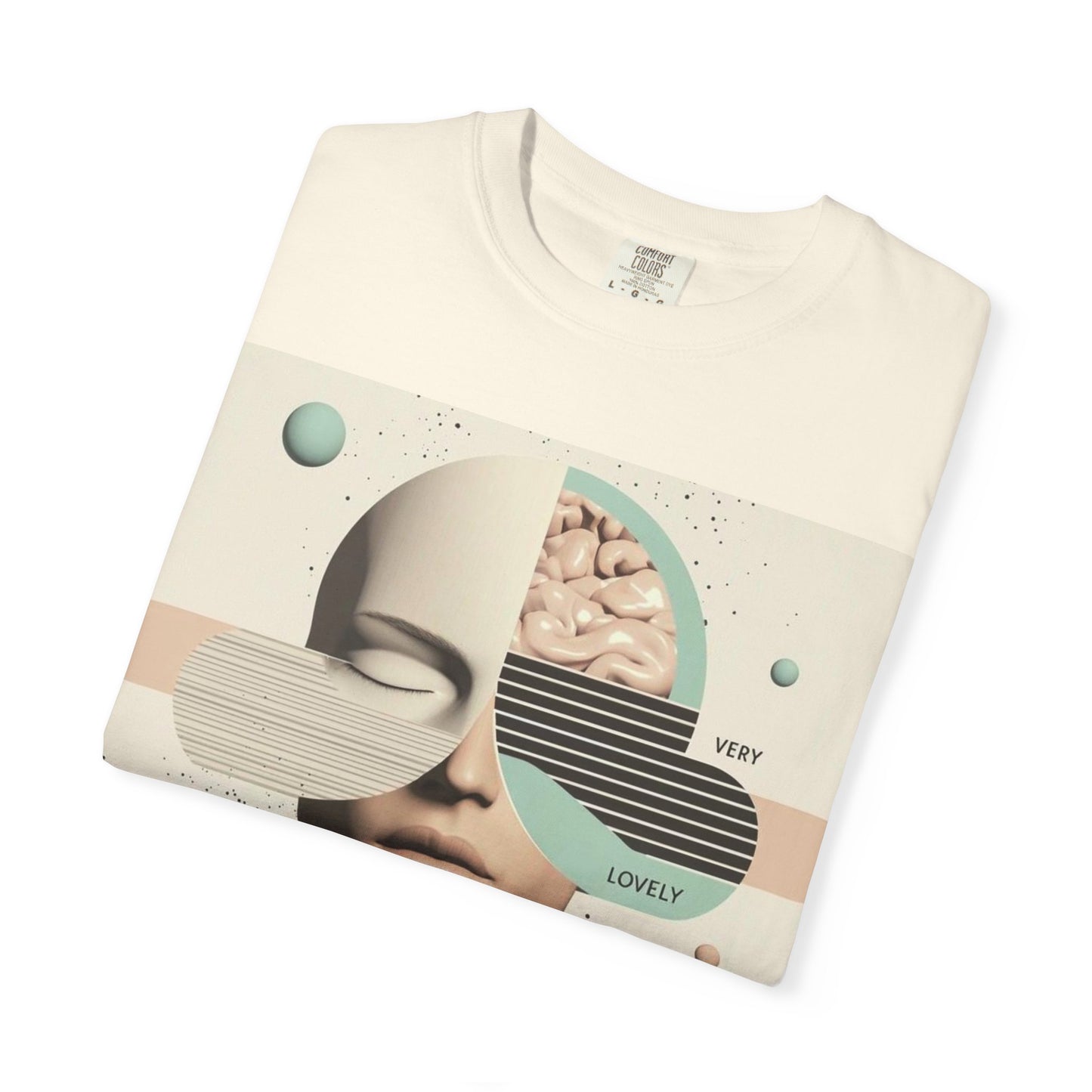 Colorful Psychedelic Sun Face Unisex T-Shirt