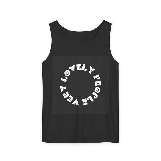 Lovely People Unisex Garment-Dyed Tank Top, Unique Casual Summer Wear, Gift for Friends, Eco-Friendly Apparel, Gift for Holidays, [...]