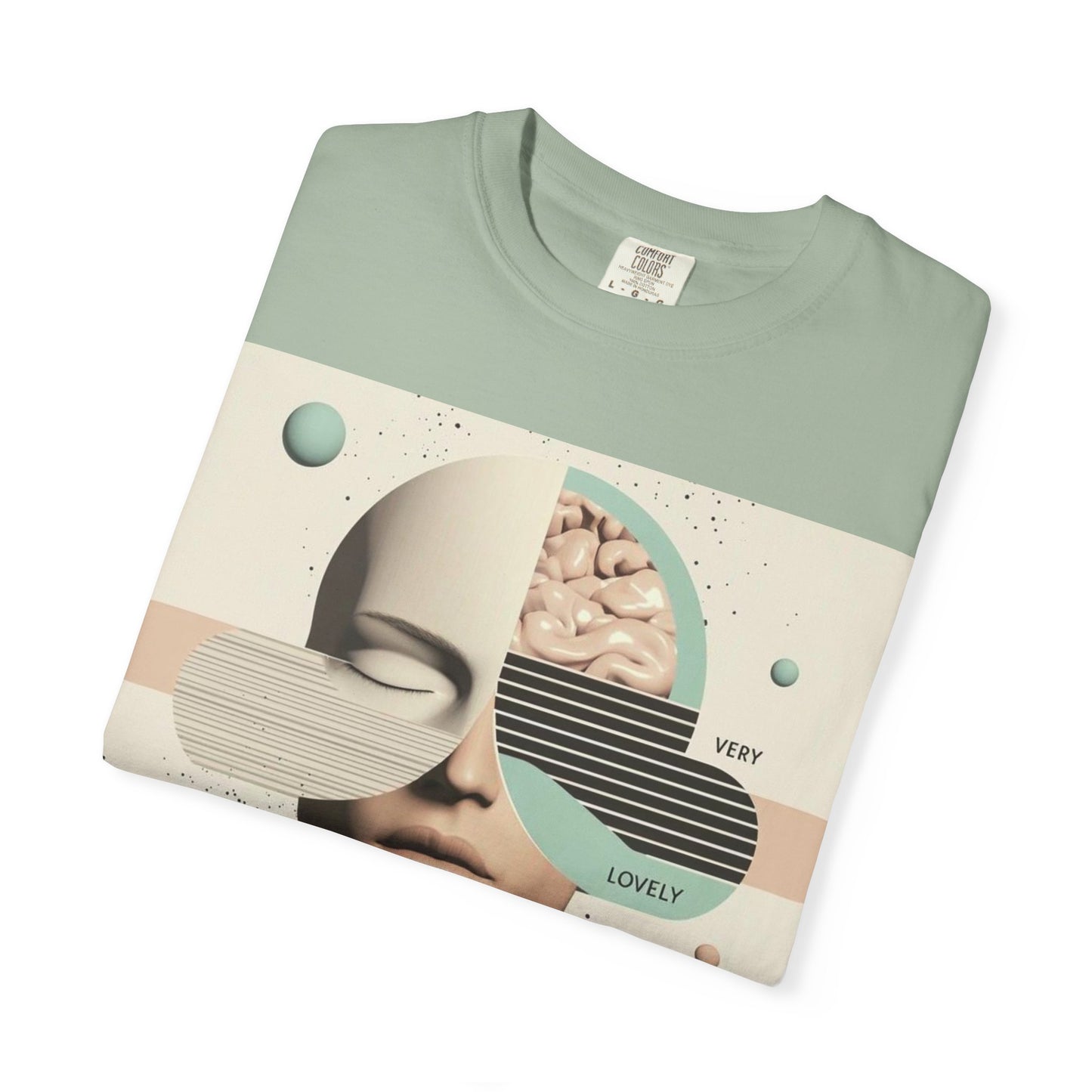 Colorful Psychedelic Sun Face Unisex T-Shirt